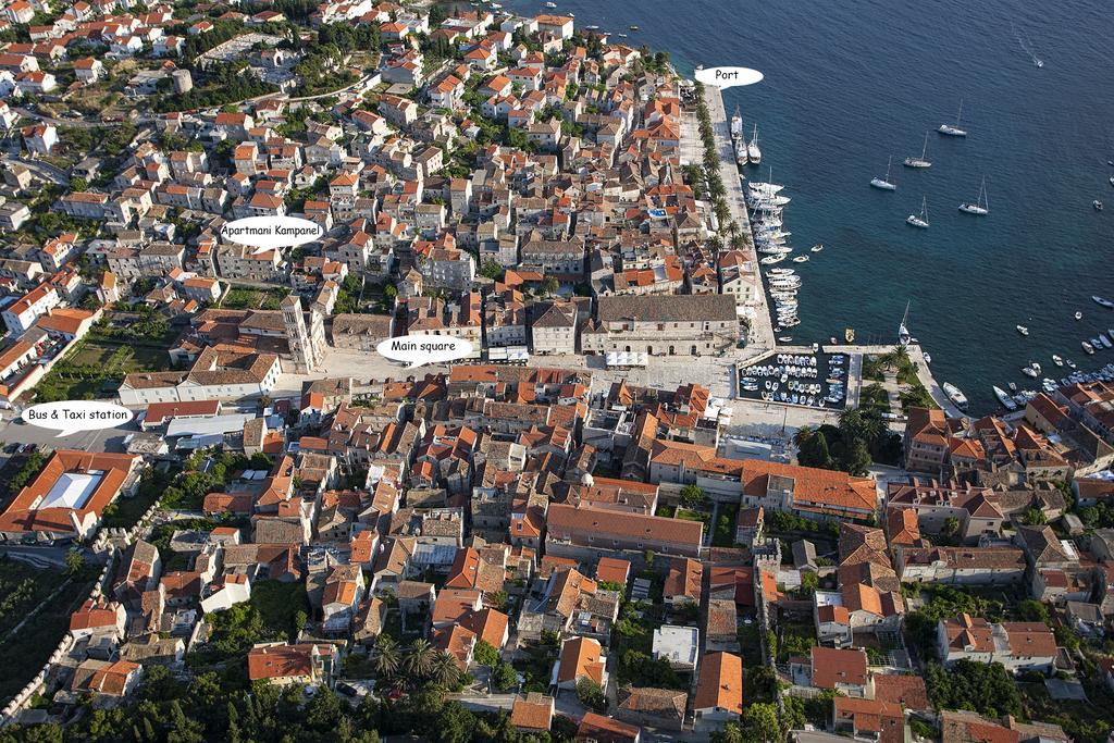 Apartments And Rooms Kampanel Hvar Town Exterior foto